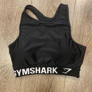 Black Gymshark Padded Sports Bra